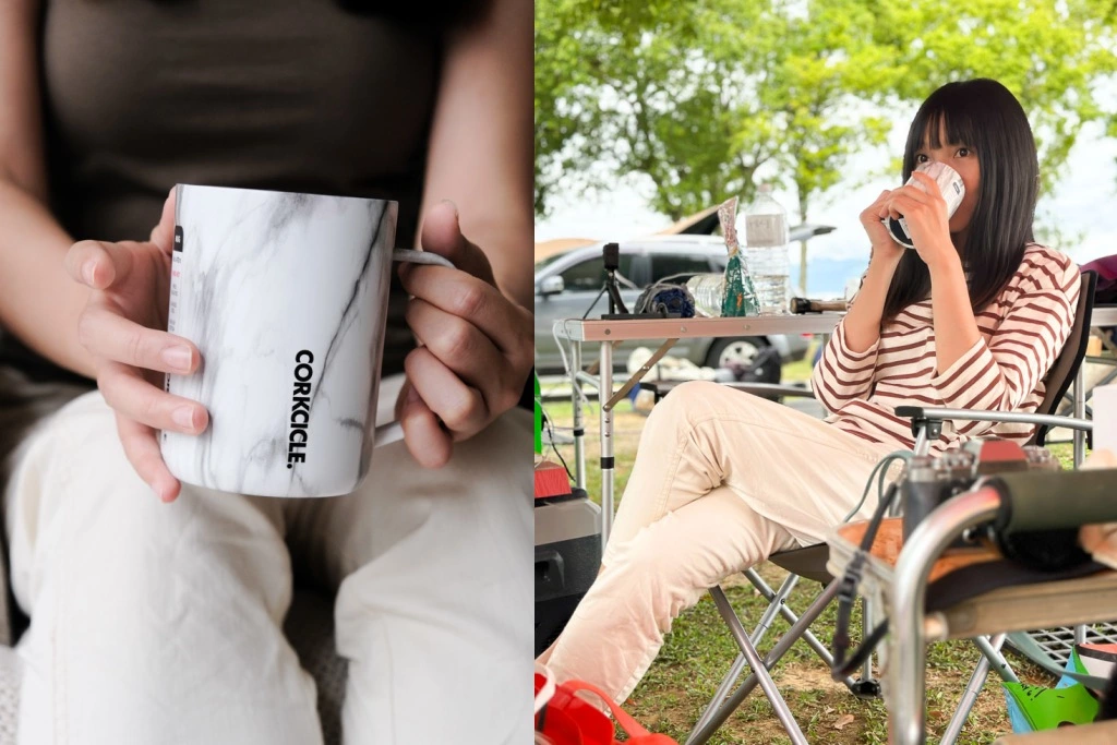 CORKCICLE 三層真空咖啡杯｜大理石紋路保溫保冷杯，德國紅點設計獎，帶去露營用！